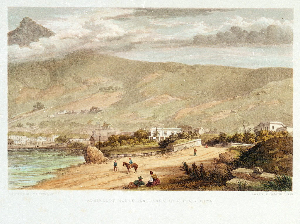 Detail of Admiralty House - Entrance to Simon's Town by Thomas William Bowler