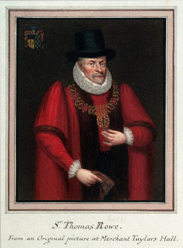 Detail of Sir Thomas Rowe by unknown