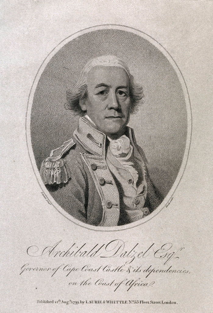 Detail of Archibald Dalzel by Johann Eckstein