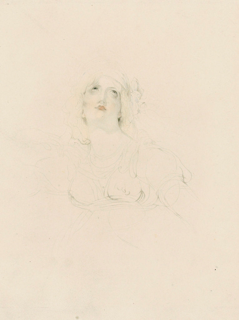 Detail of Emma, Lady Hamilton by British School
