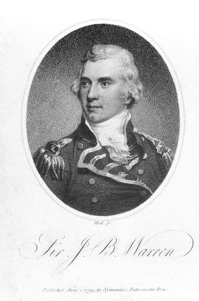 Detail of Sir J.B. Warren by William Holl