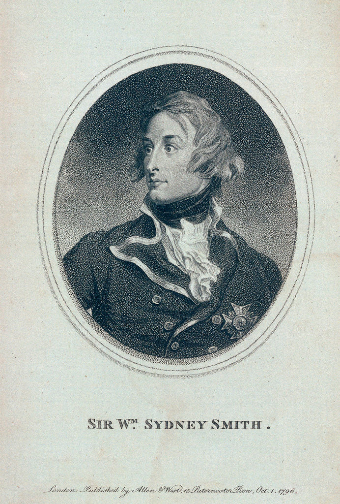 Detail of Sir Wm Sydney Smith (1764-1840) by Allen & West