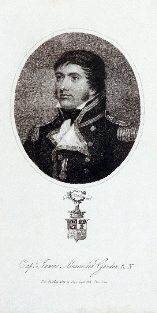 Detail of Captain James Alexander Gordon R.N. by T. Blood