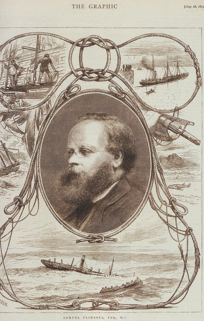 Detail of Samuel Plimsoll by J. Nash