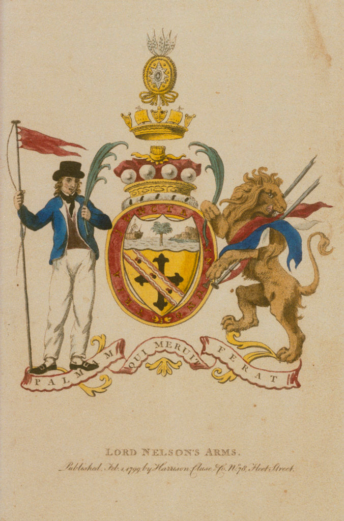Detail of Lord Nelson's Arms by Harrison