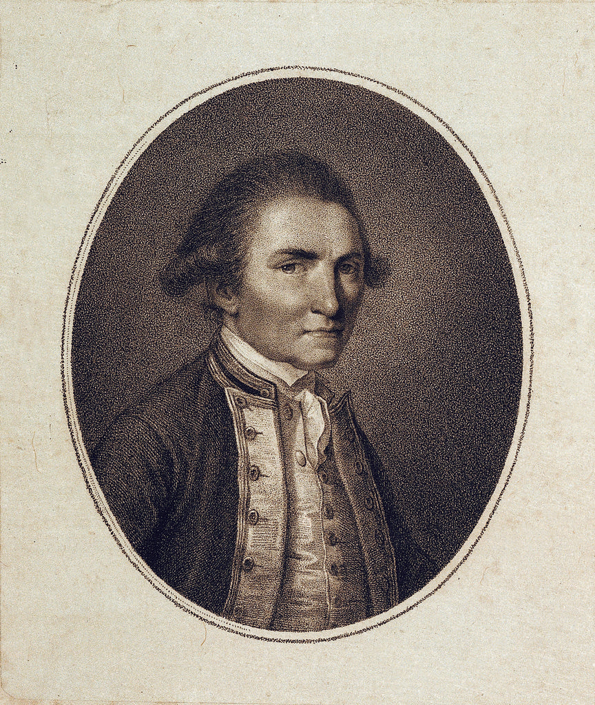 Detail of Captain James Cook by John Webber