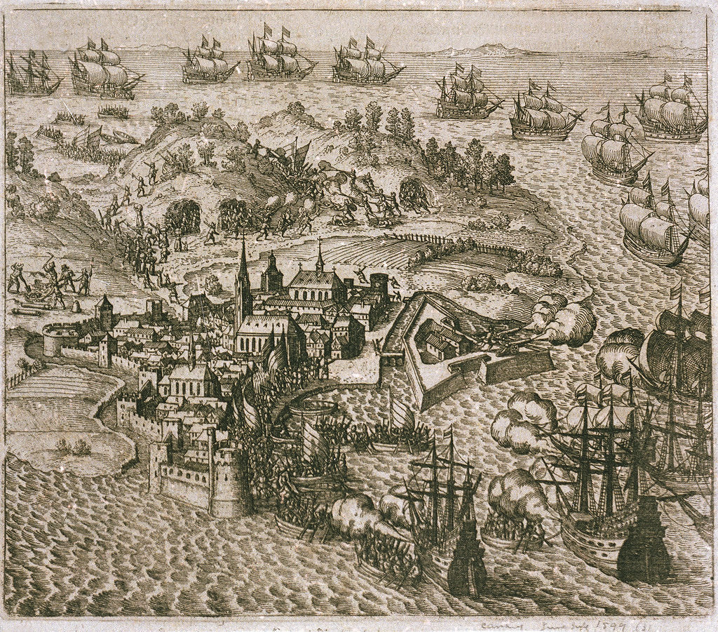 Detail of Canary Islands June-July 1599 by Gottfried