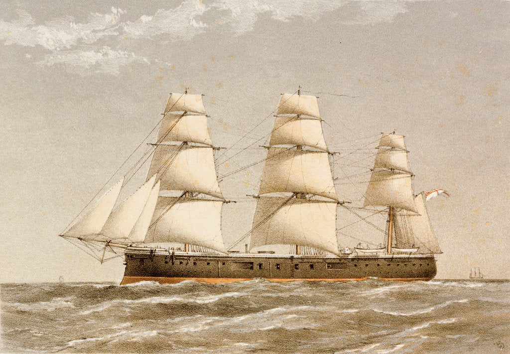 Detail of HMS 'Hercules' by Griffin & Co