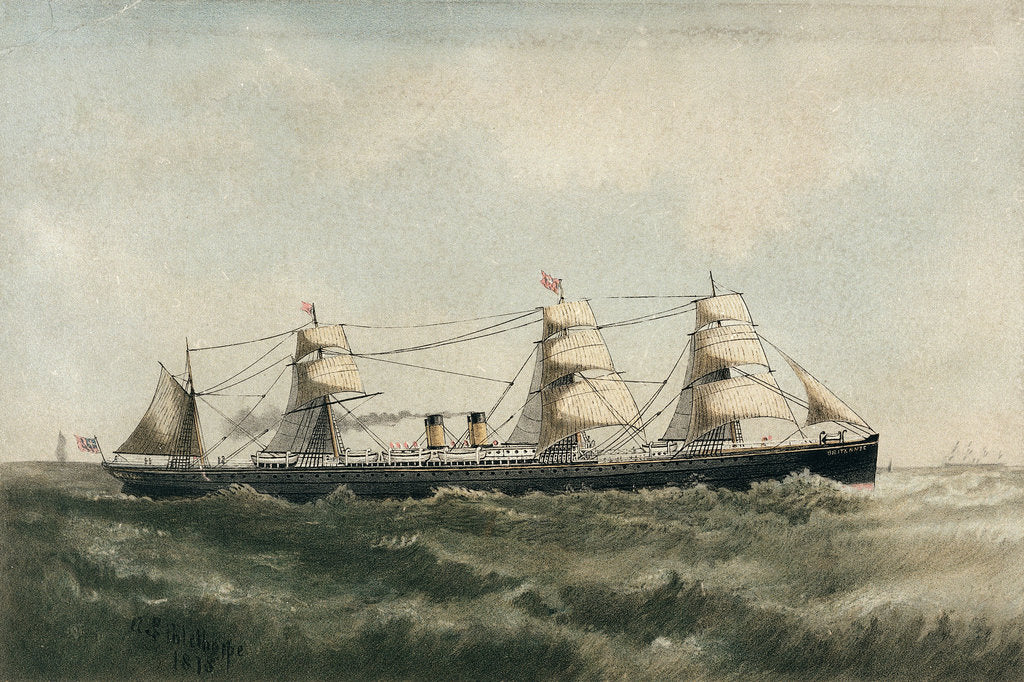 Detail of The 'Britannic' by A.S. Palethorpe