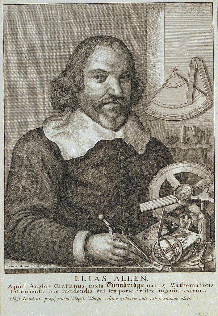 Detail of Elias Allen by Hendrick van der Borcht