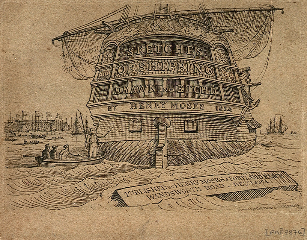 Detail of Sketches of shipping by Chatfield & Coleman