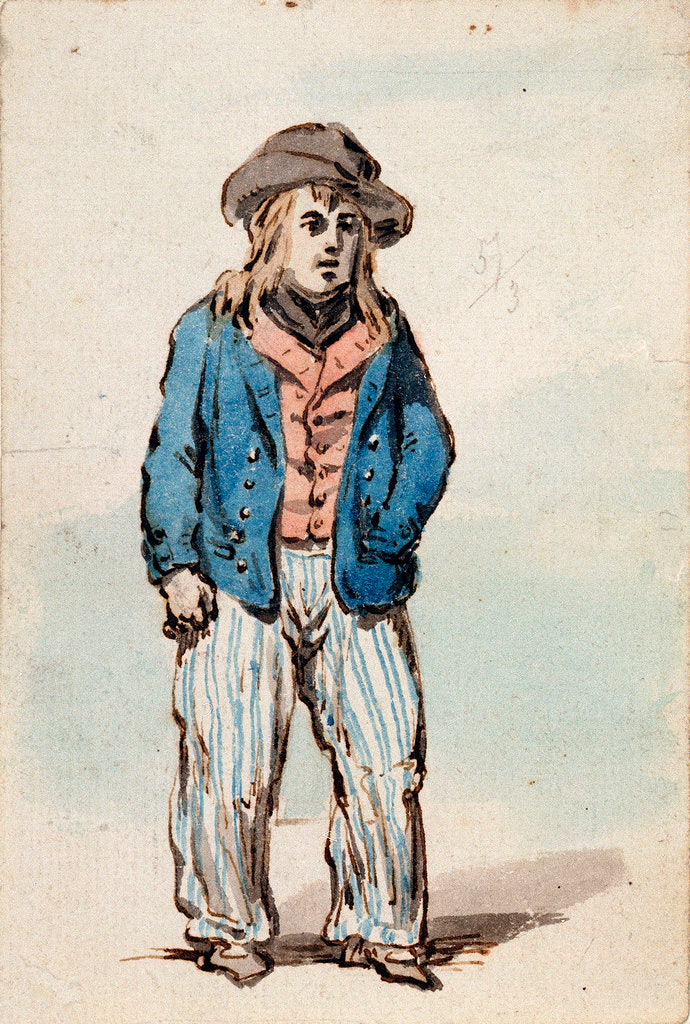 Detail of A young seaman by James Gillray