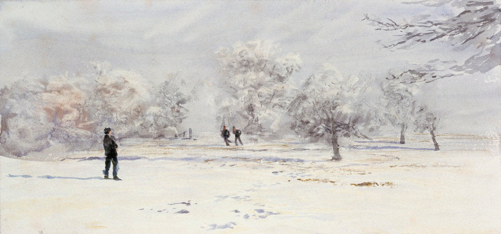 Detail of Snow covered by William Lionel Wyllie