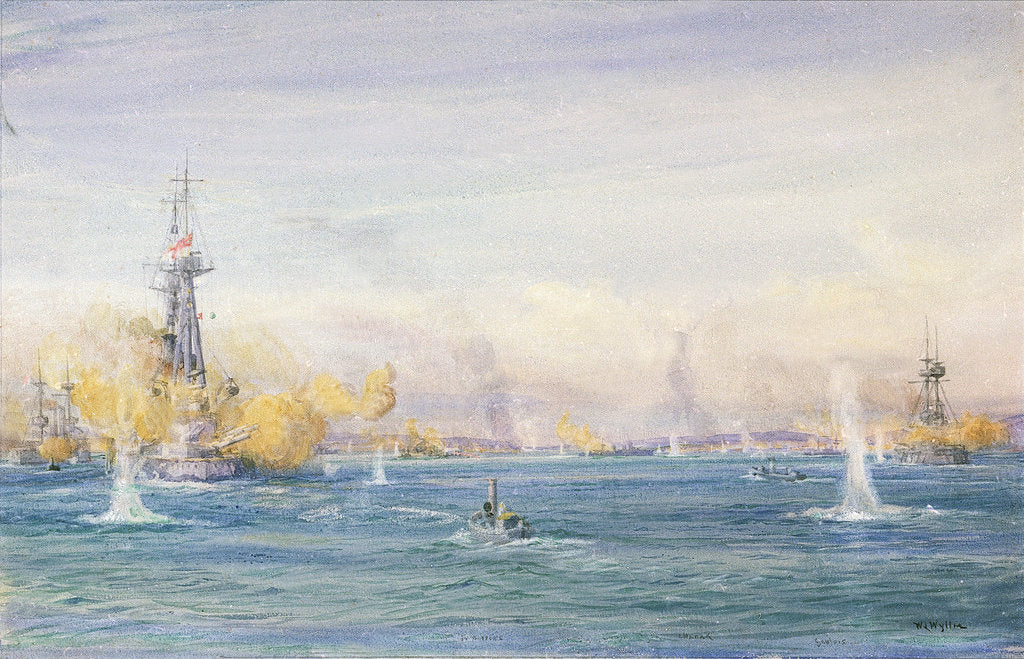 Detail of Dardanelles by William Lionel Wyllie