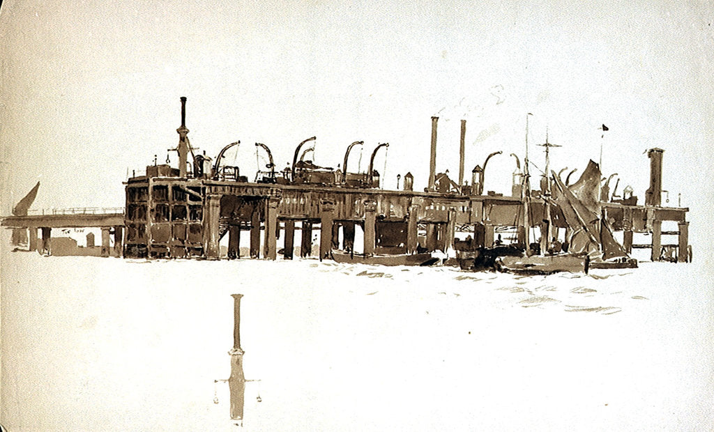 Detail of Becton Gasworks by William Lionel Wyllie