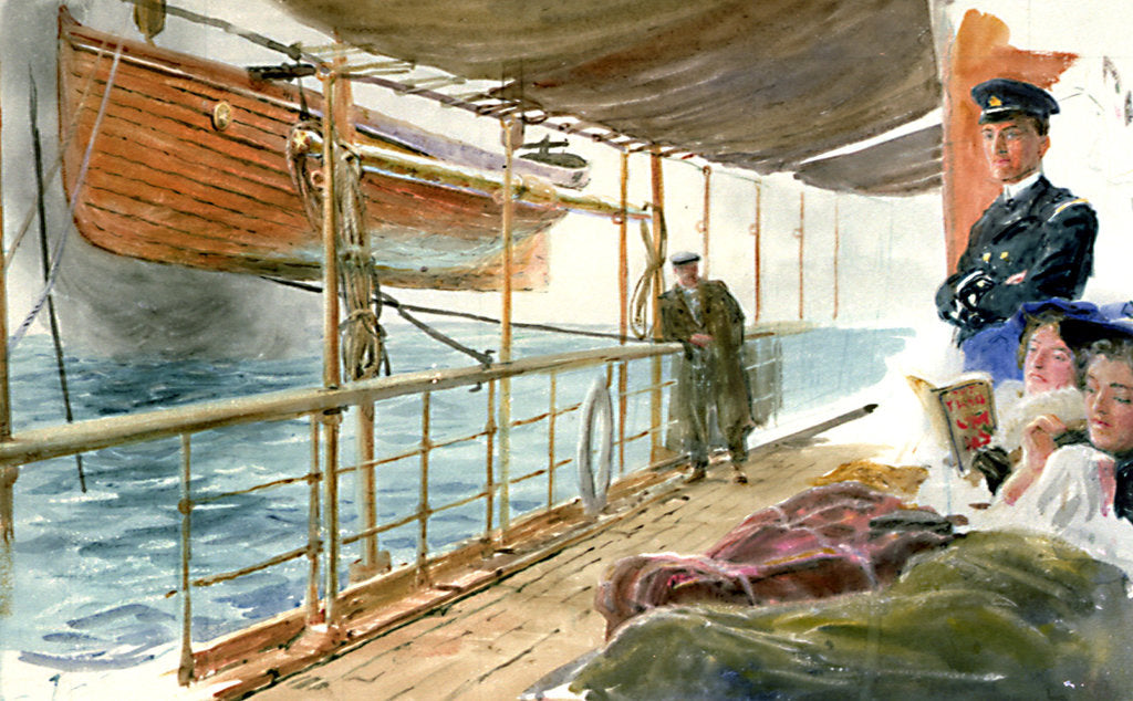 Detail of Passengers by William Lionel Wyllie