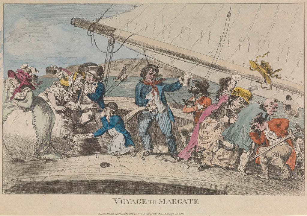 Detail of Voyage to Margate by W. Hinton