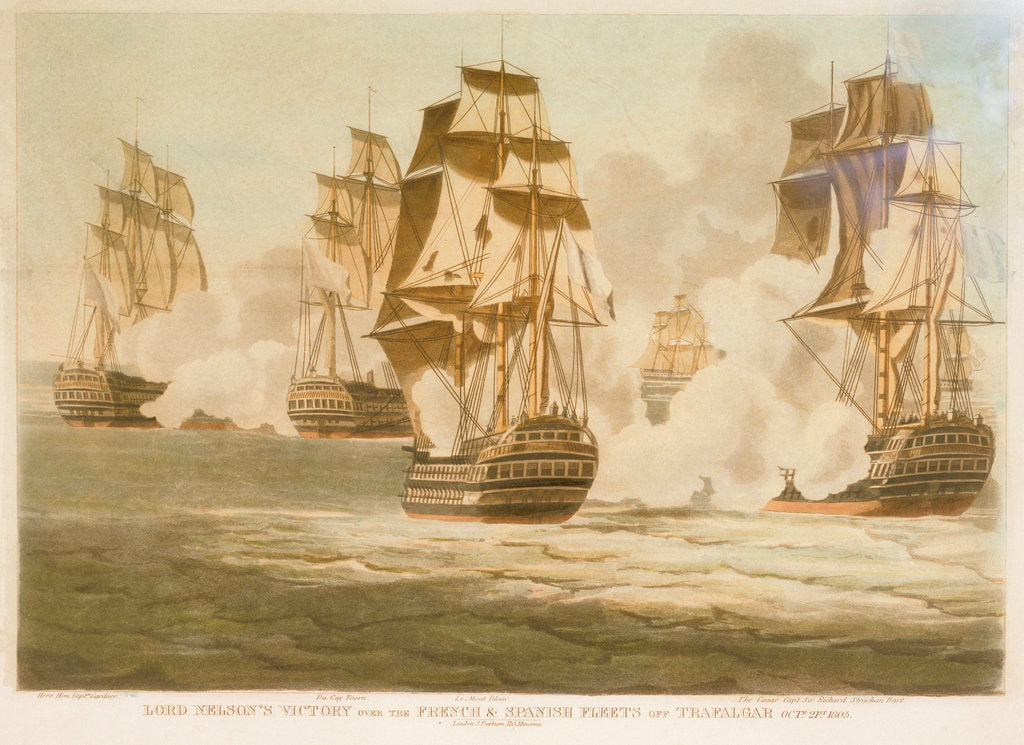 Detail of Lord Nelson's Victory over the French & Spanish Fleets off Trafalgar, Octr 21st 1805 by unknown