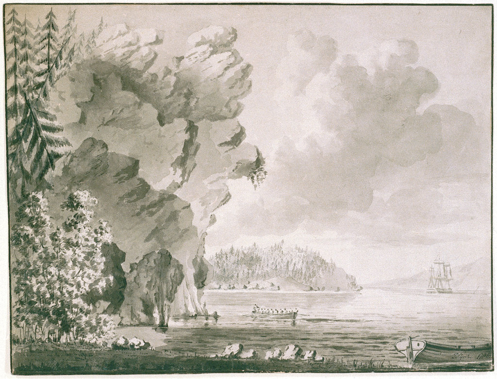 Detail of Newfoundland? 1786 by Joseph Sydney Yorke