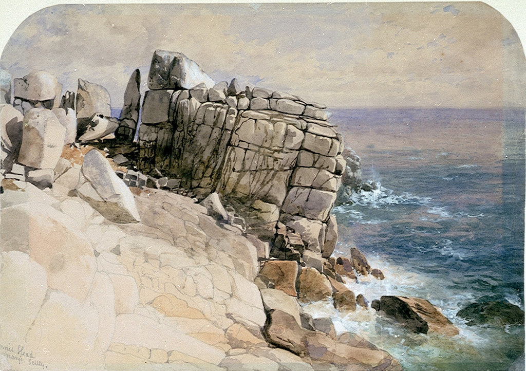 Detail of Peninnis Head, St Mary's, Isles of Scilly by Edward William Cooke