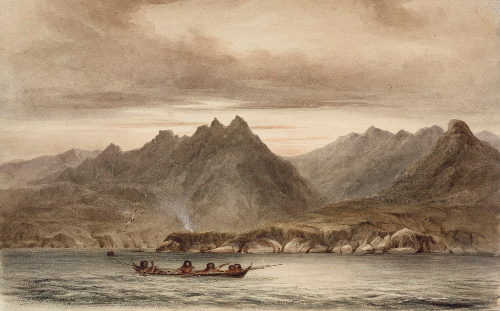 Detail of North east side of Wollaston Island near Cape Horn by Conrad Martens