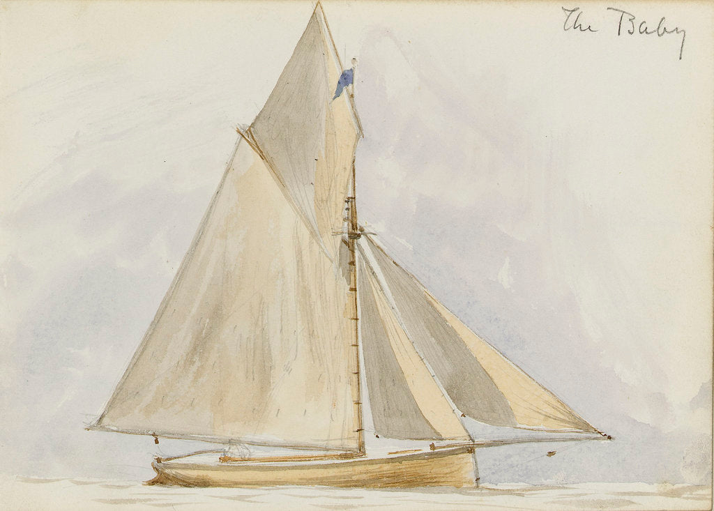 Detail of Sailing vessel 'The Baby' by John Brett