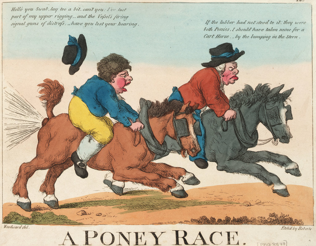 Detail of A Poney Race by George M. Woodward