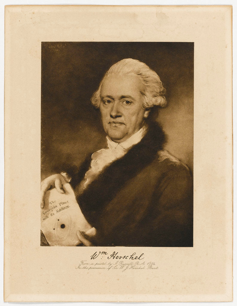 Detail of Sir William Herschel (1738-1822) by John Russell