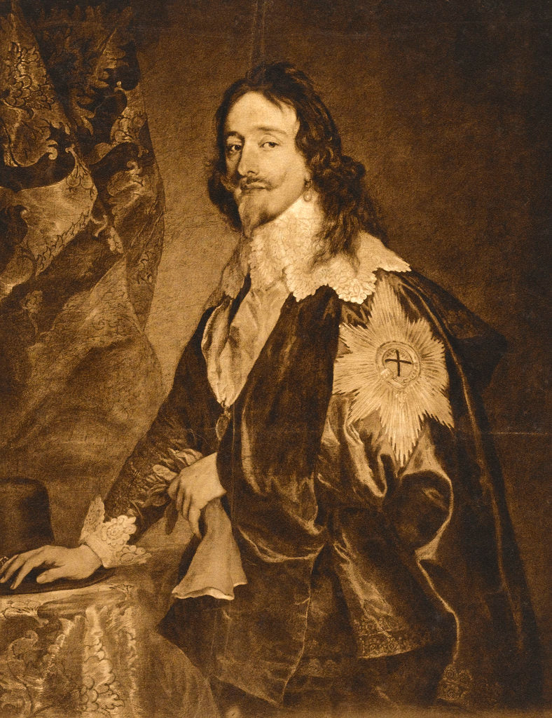Detail of Portrait of Charles I by Maison Braun Clement & Co.