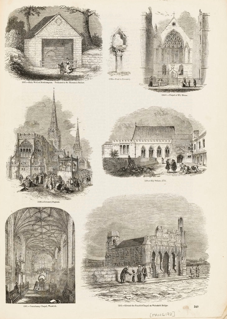Detail of Page from Charles Knight's 'Old England: A Pictorial Museum' by unknown