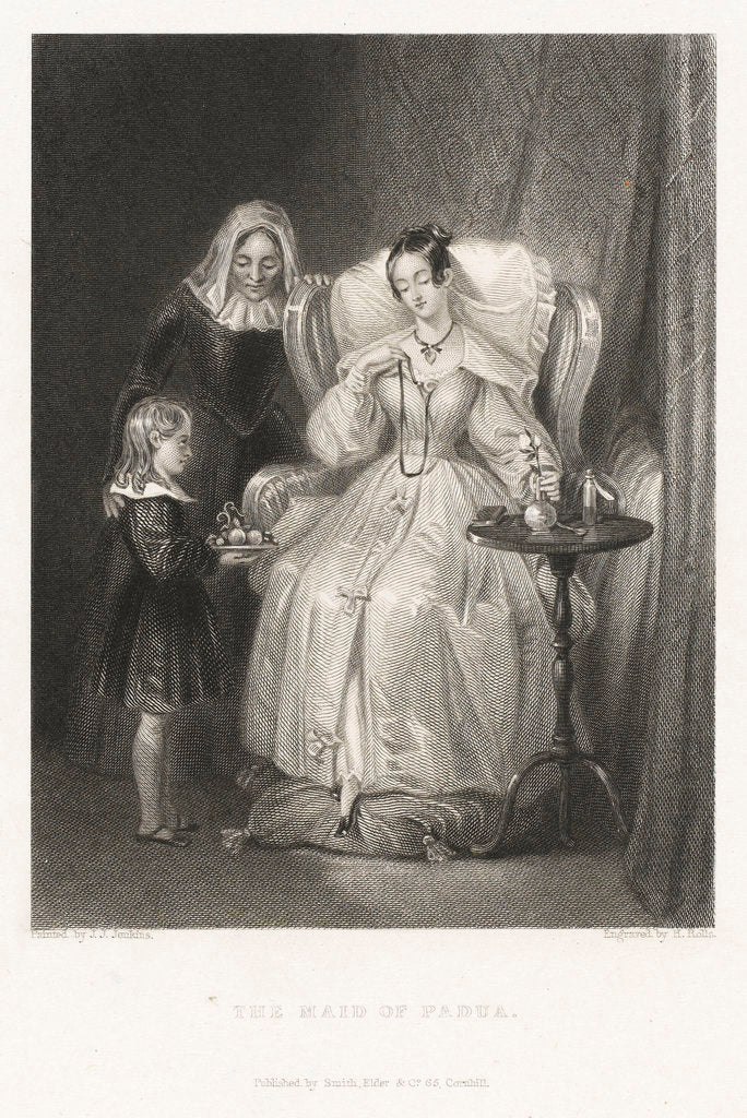 Detail of 'The Maid of Padua' by Joseph John Jenkins