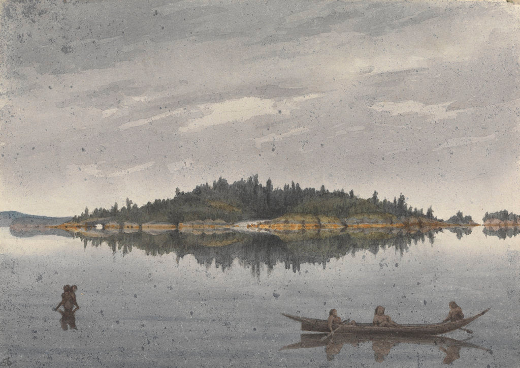 Detail of Deer Island, Beaver Harbour, Vancouver's Island, July 15th 1851 [Canada] by Edward Gennys Fanshawe
