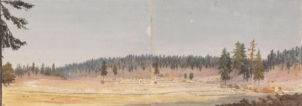 Detail of Grass Valley, near Nevada City, California, Septr. 18th 1851 by Edward Gennys Fanshawe