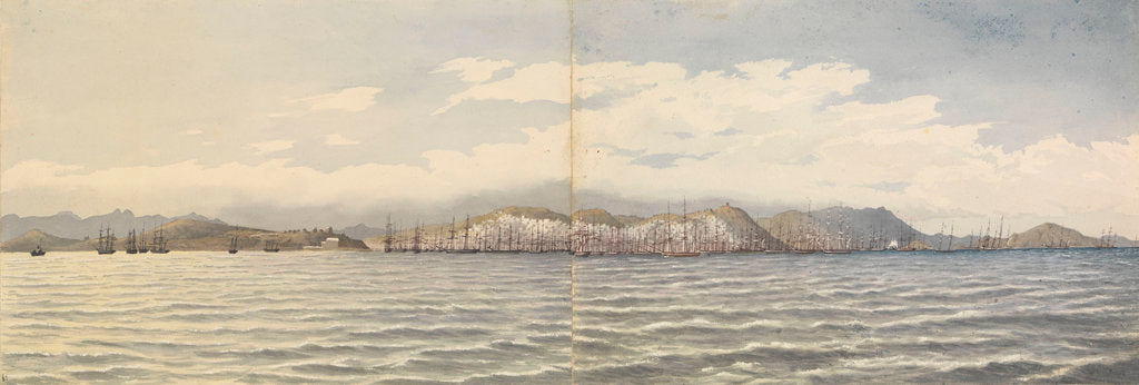 Detail of San Francisco, California, Octr 6th 1851 by Edward Gennys Fanshawe
