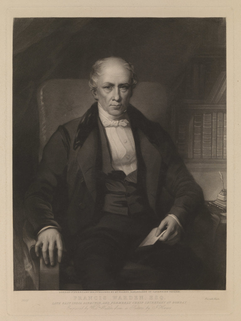 Detail of Francis Warden, Esq. Late East India Director, and formerly Chief Secretary at Bombay by J. Hayes