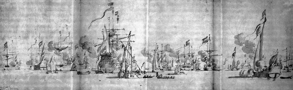 Detail of Unidentified shipping scene by unknown