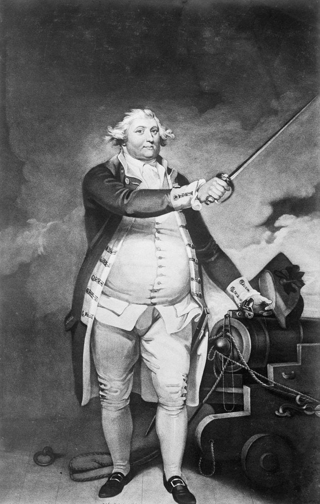 Detail of Rear Admiral Sir Chas Douglas Bart F.R.S. by John Jones