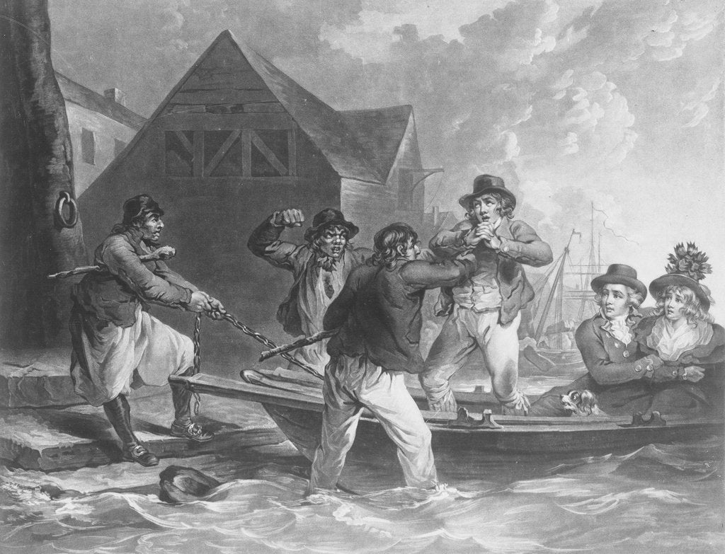 Detail of Jack in the Bilboes. From Mr Dibdin's celebrated Song call'd My Poll & my partner Joe by George Morland