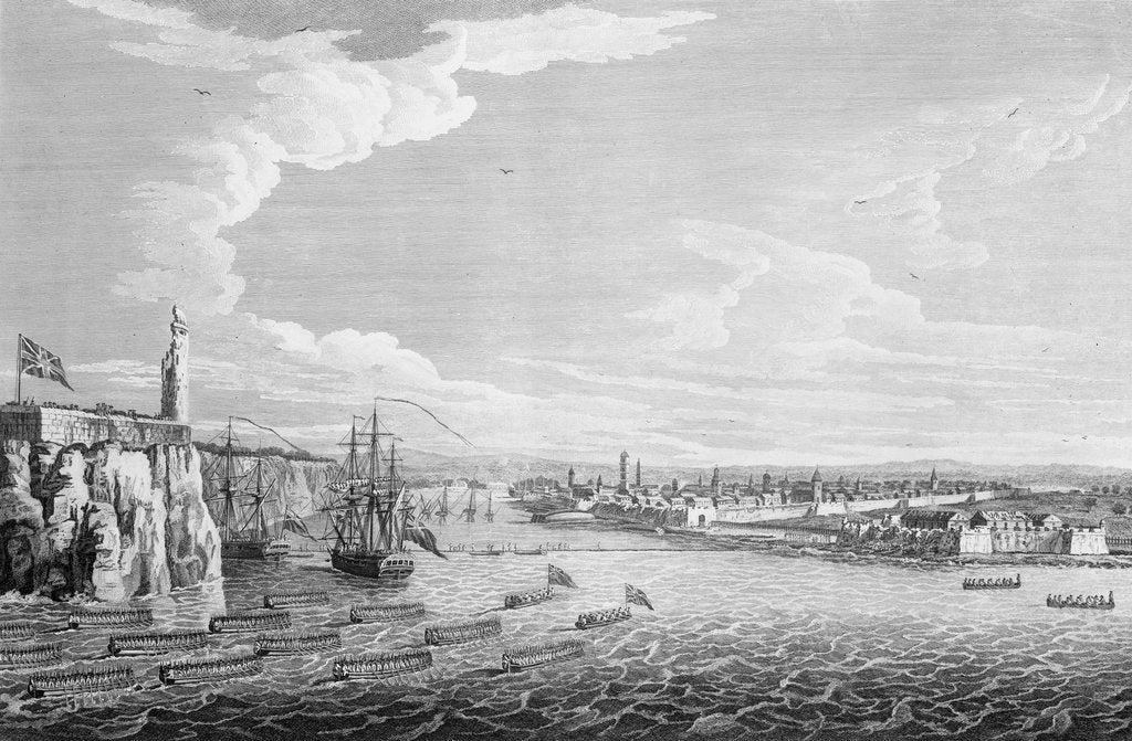 Detail of 'Reduction of Havannah' (Havana, Cuba), 1762 by James Mason