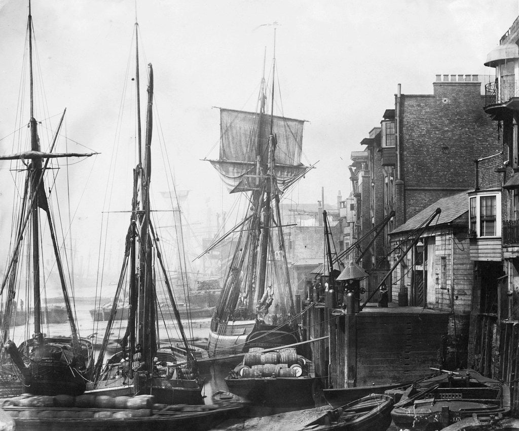 Detail of Black Eagle Wharf, Wapping by unknown