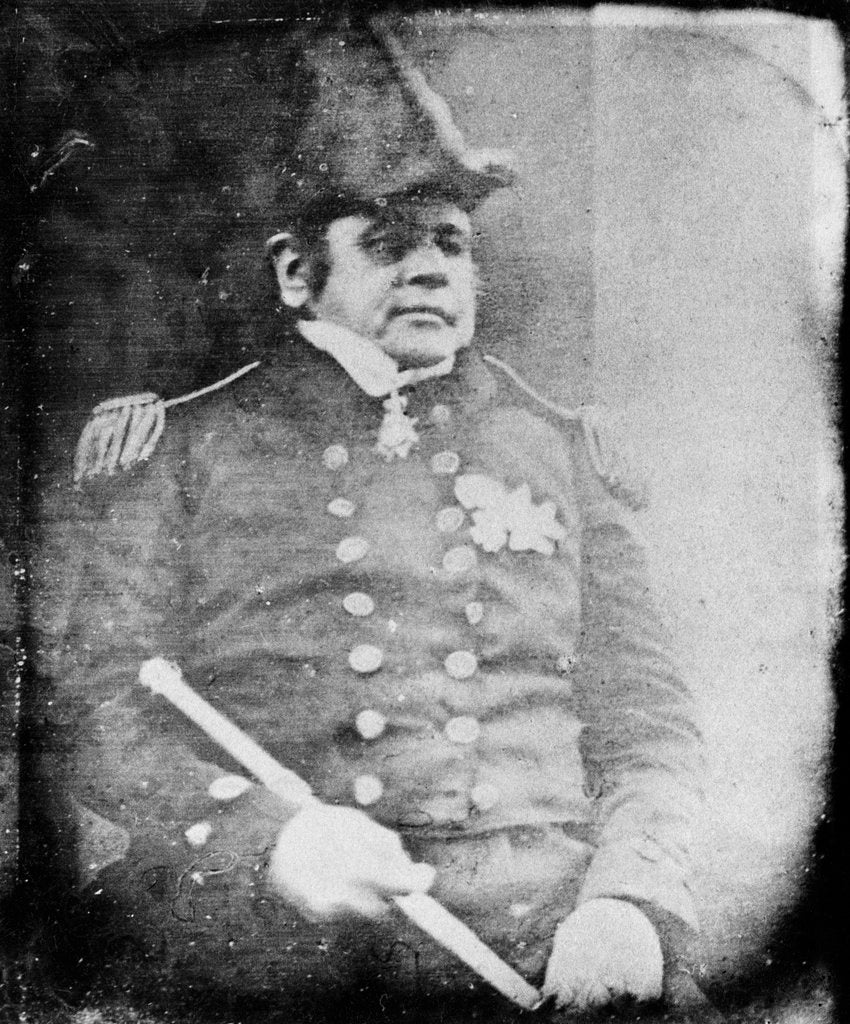 Detail of Sir John Franklin (1786-1847) by Baird