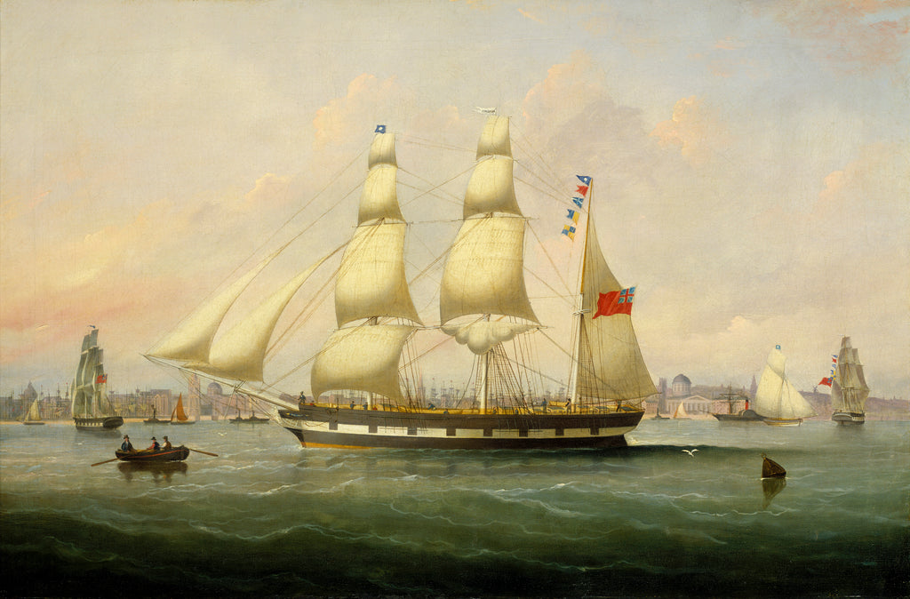 Detail of The barque Naomi by 