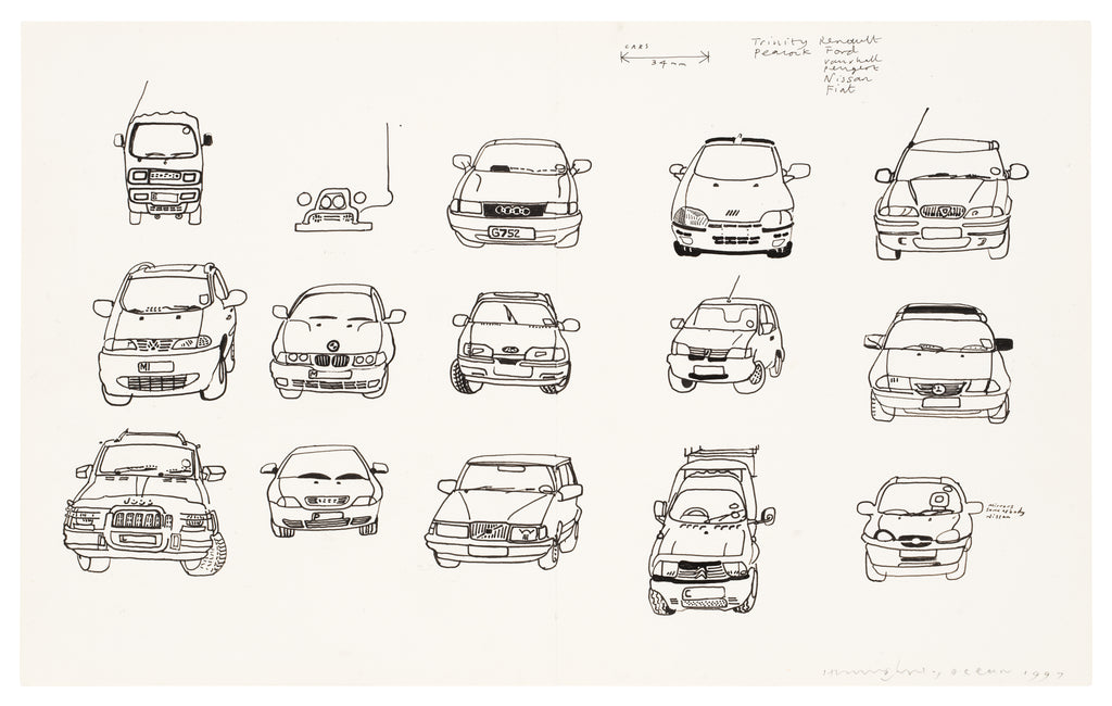 Detail of Car Sketch, 1997 by 