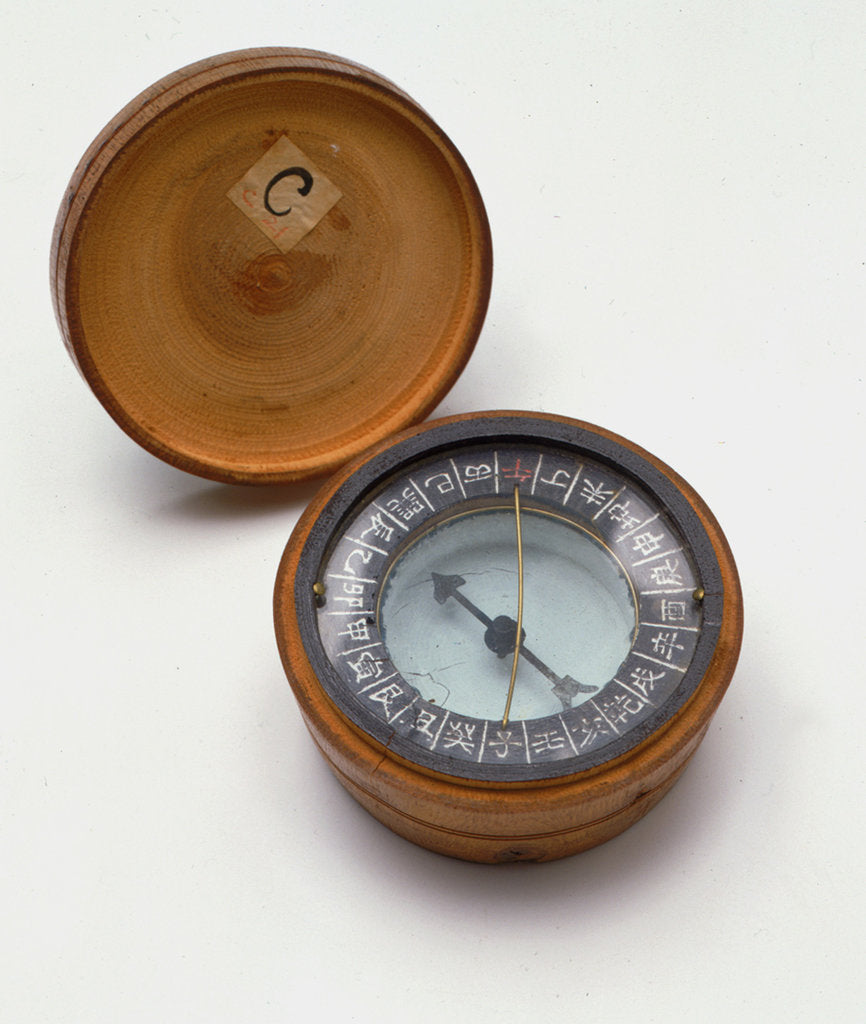 Detail of Fisherman's compass by Chinese