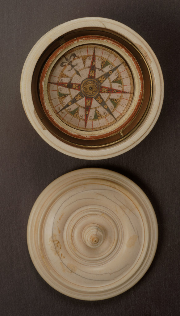Detail of Mariner's compass, 16th century by unknown