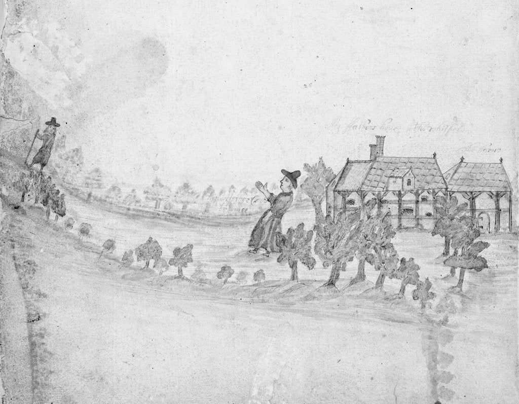 Detail of Edward Barlow leaves his mother's house in the wheatfield by Edward Barlow