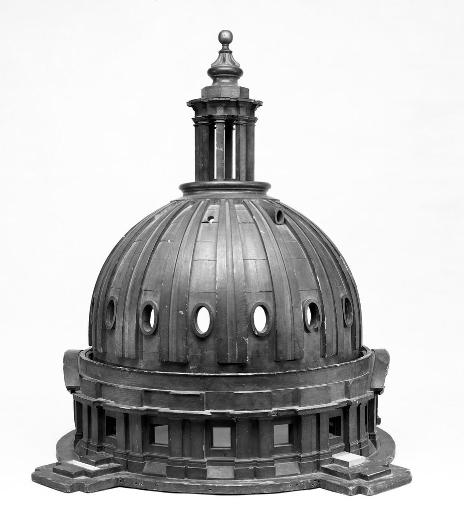Detail of Model for the domes of Greenwich Hospital by James Smallwell