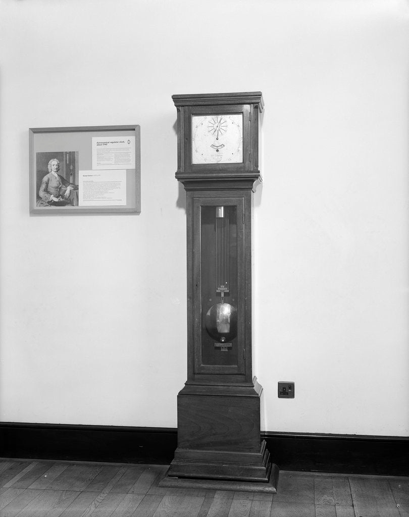 Detail of Astronomical regulator clock No. 680 by George Graham