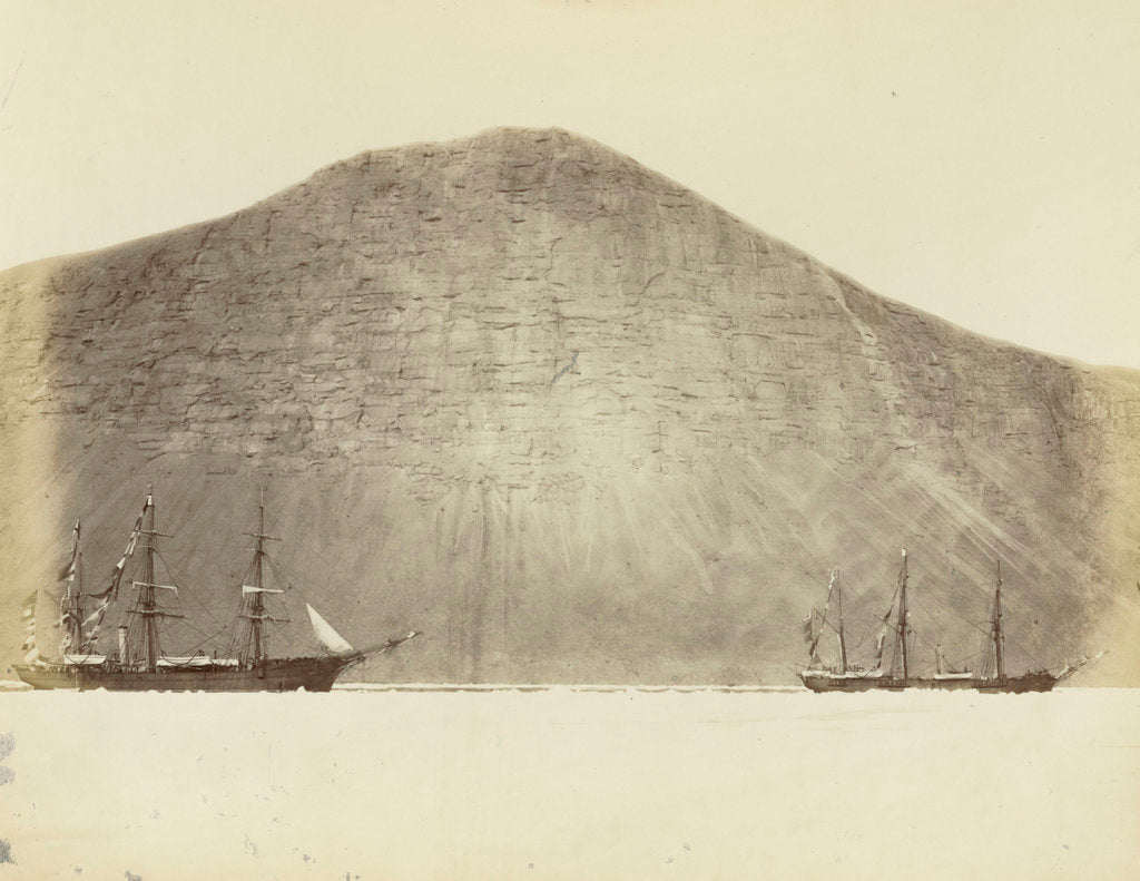 Detail of Fast to the floe under Cape Prescott, Franklin Pierce Bay by George White