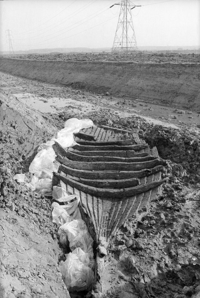 Detail of The Graveney boat by unknown